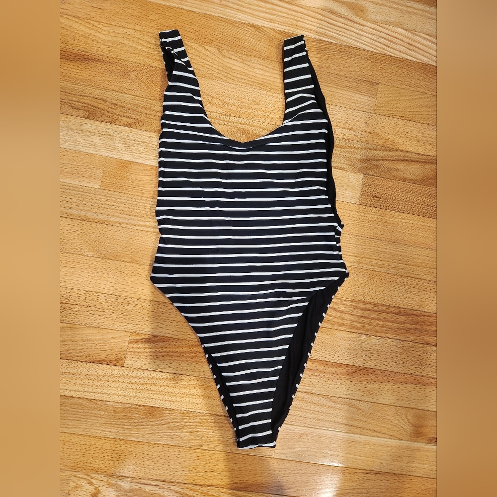 Sexy Aerie striped one-piece bathing suit
